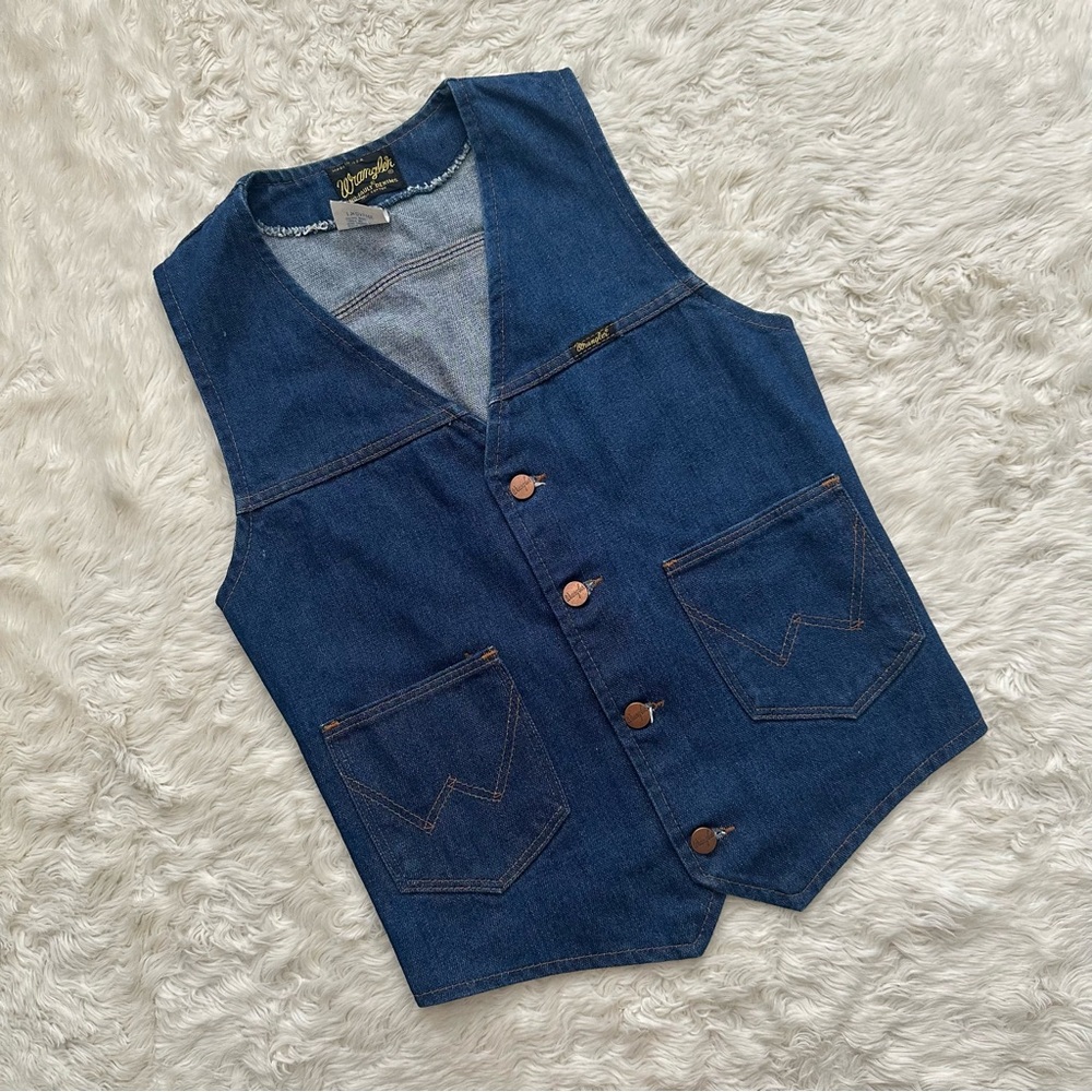 Wrangler Blue Denim Vest